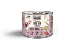 MAC's puppy voer - 90,7% vlees Rund & Geit 6x 200gr