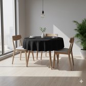 Nappe Ronde Raved - Look Lin 140 cm ø - Grijs - PVC - Lavable