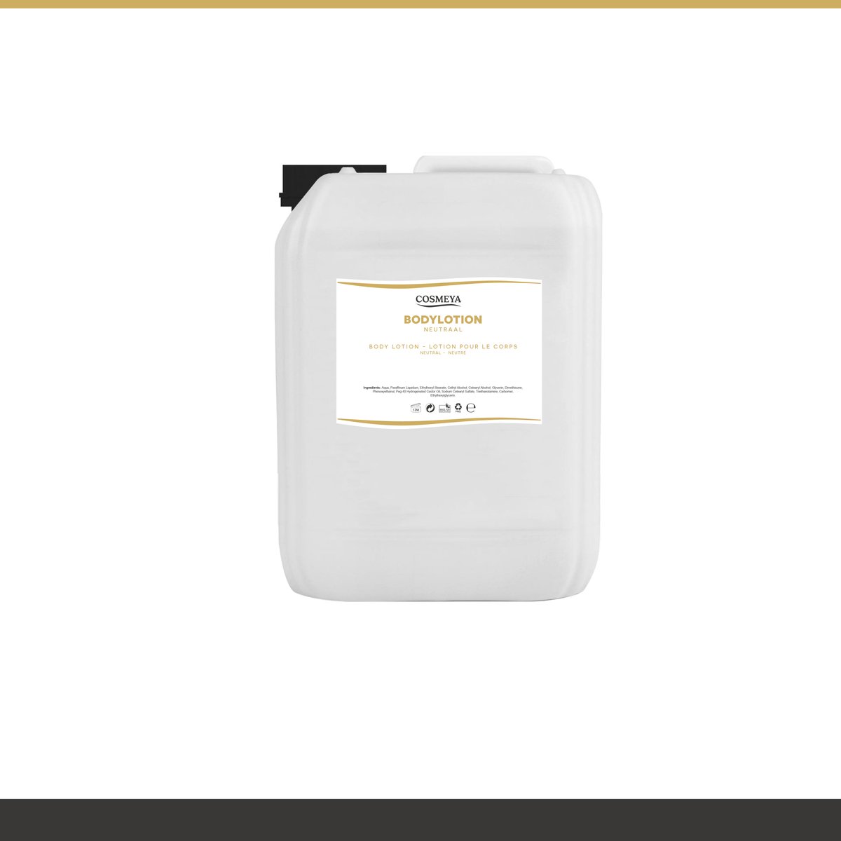 Bodylotion - Neutraal - Wit - 3 Liter - Jerrycan - Navulling - Navullen - Body Lotion - Lotion Pour Le Corps | LP5