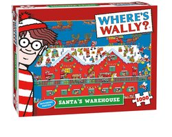 Kerstpuzzel Whereâ€™s Wally Santa's Warehouse 1000 stukjes
