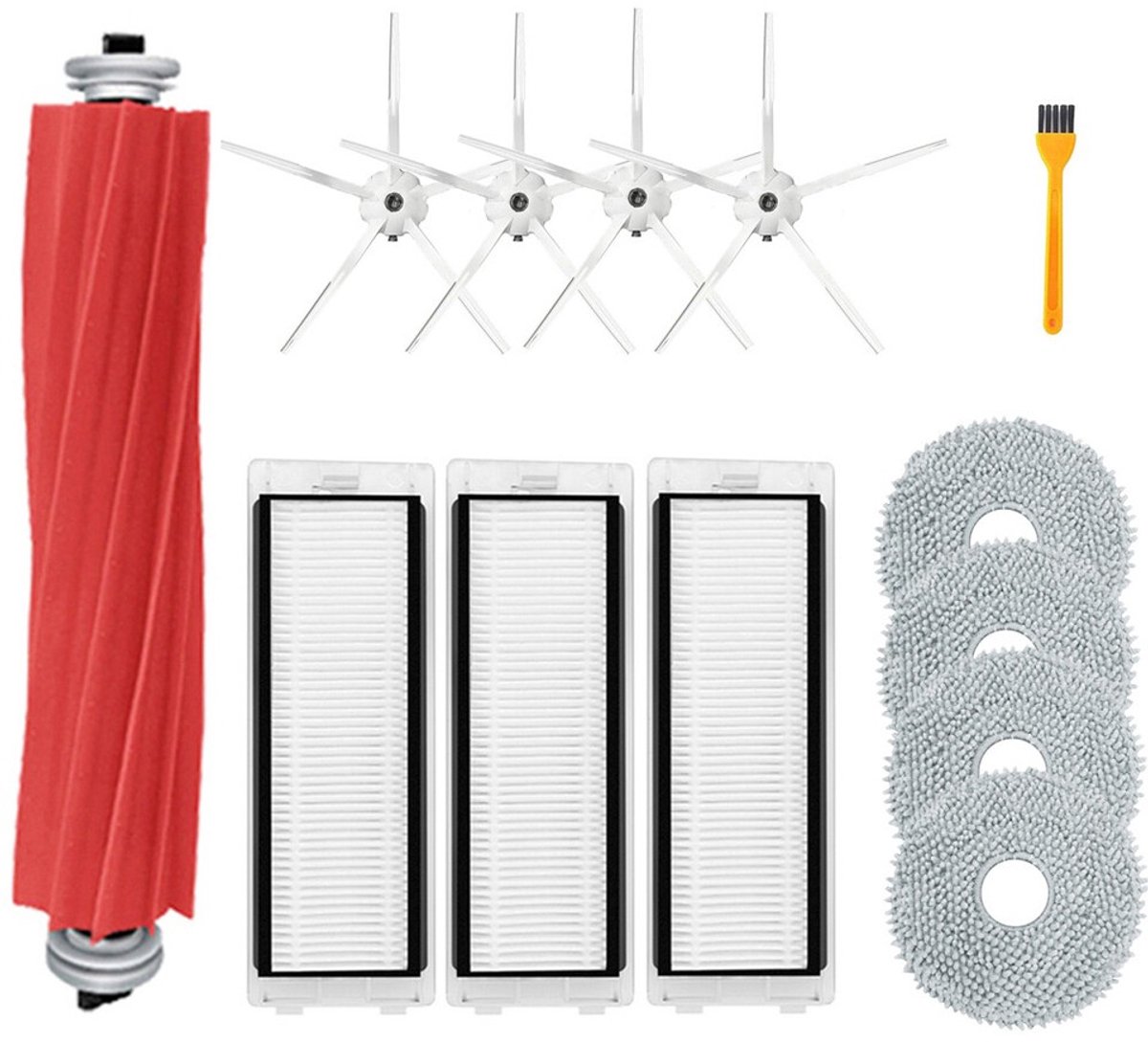 Geschikt voor Roborock P10 / Q Revo hoofdborstel, zijborstel, filter, dweil, stofzuigeronderdelen