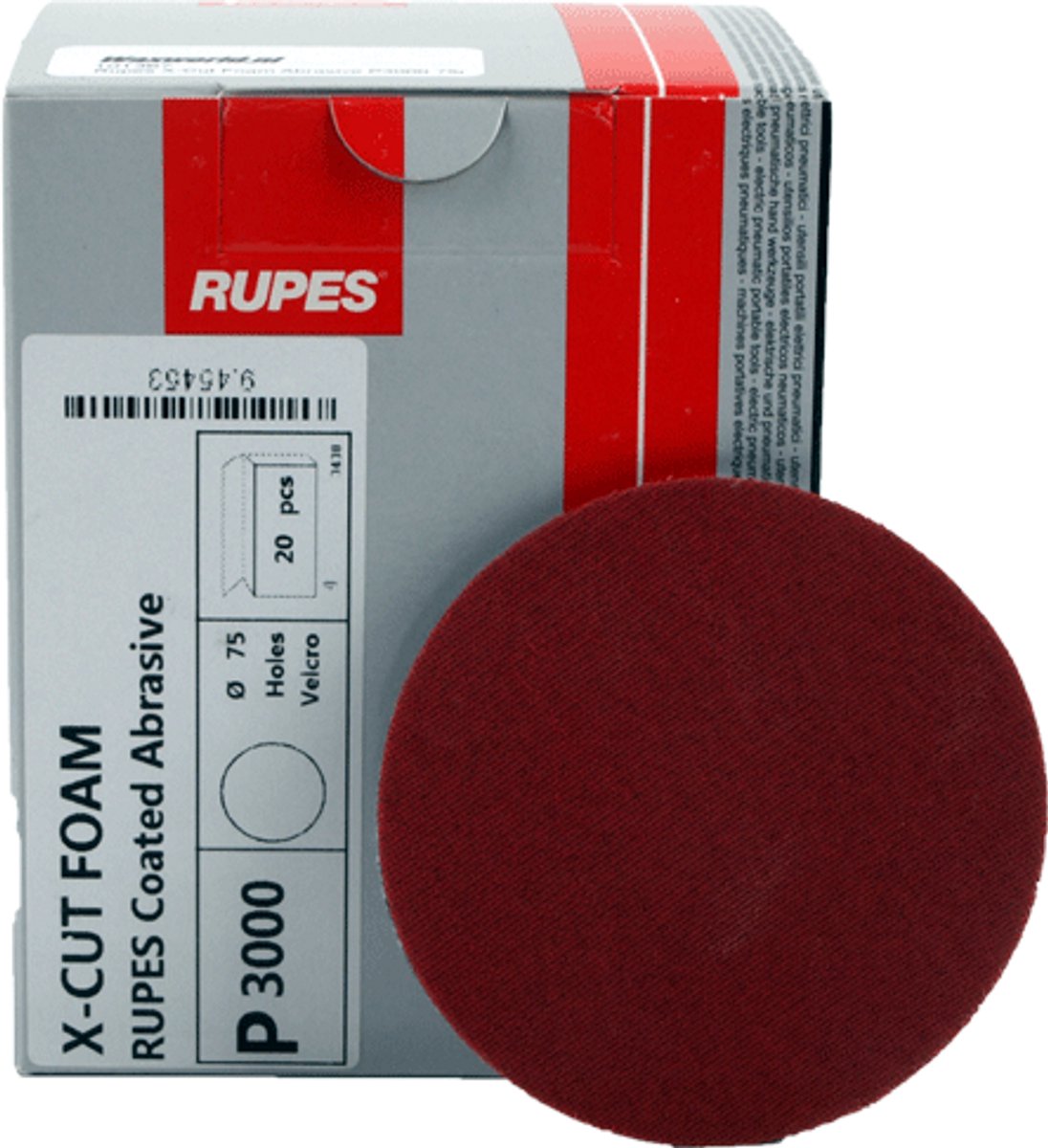 RUPES - X-Cut Foam Abrasive P3000 75mm