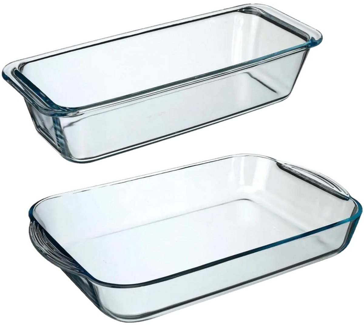 Secret de Gourmet ovenschalen set - 2 formaten - Glas - 40 x 25 cm - 31 x 12 cm