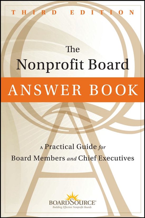 The Nonprofit Board Answer Book - cover