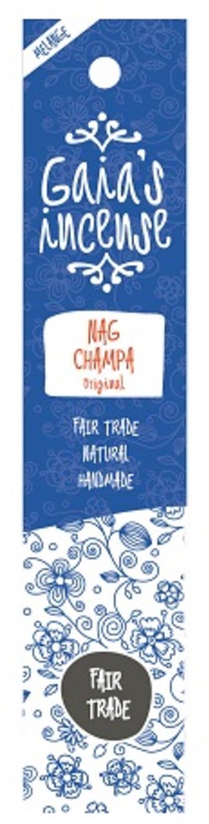 Ruben Robijn Nag Champa Gaia's incense Blauw