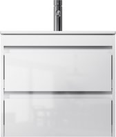 AM.PM Spike - Badkamermeubel met wastafel - 60 cm - 2 lades - Wastafelonderkasten - Plat Pakket