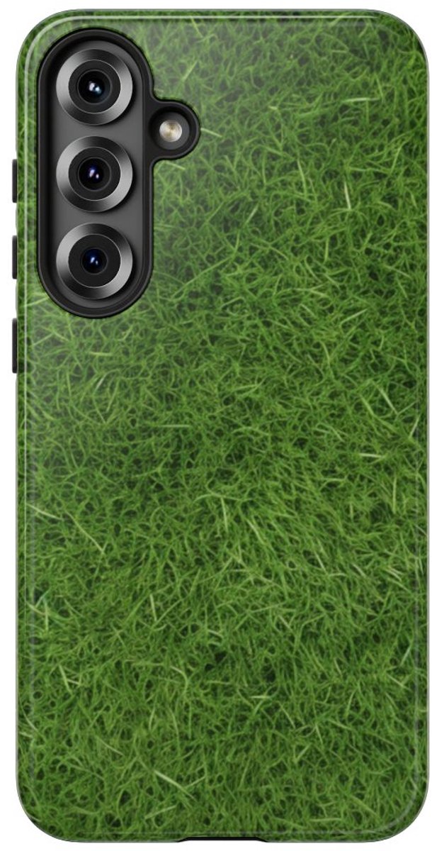 Frisgroene Grastextuur – Telefoonhoesje Geschikt voor Samsung Galaxy S25 Plus