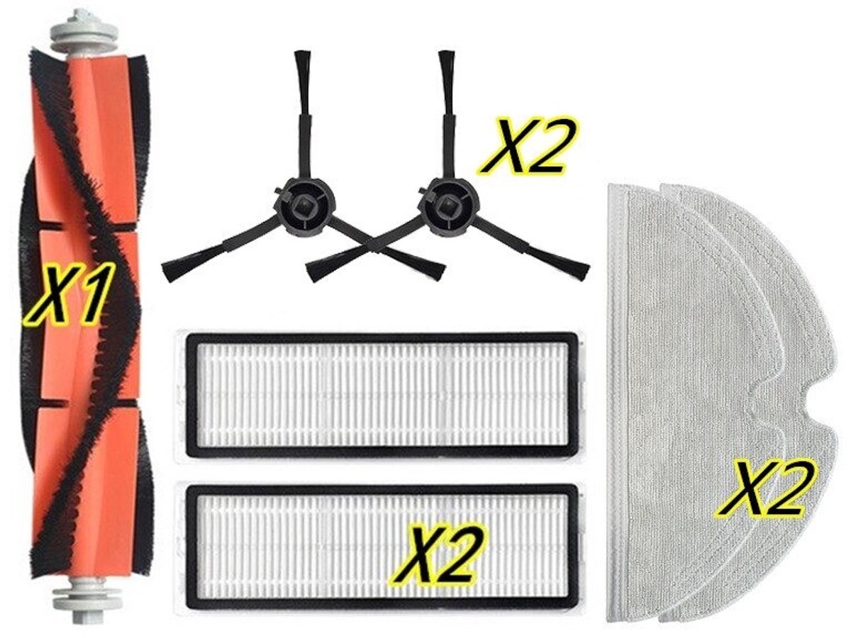 Geschikt voor Compatibele accessoires Geschikt voor Mi Robot Vacuum-Mop2 Pro+ Cleaner STYTJ02ZHM-onderdelen