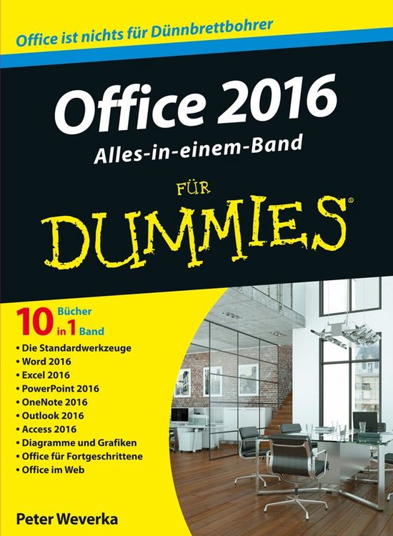 Für Dummies - Office 2016 für Dummies Alles-in-einem-Band - cover