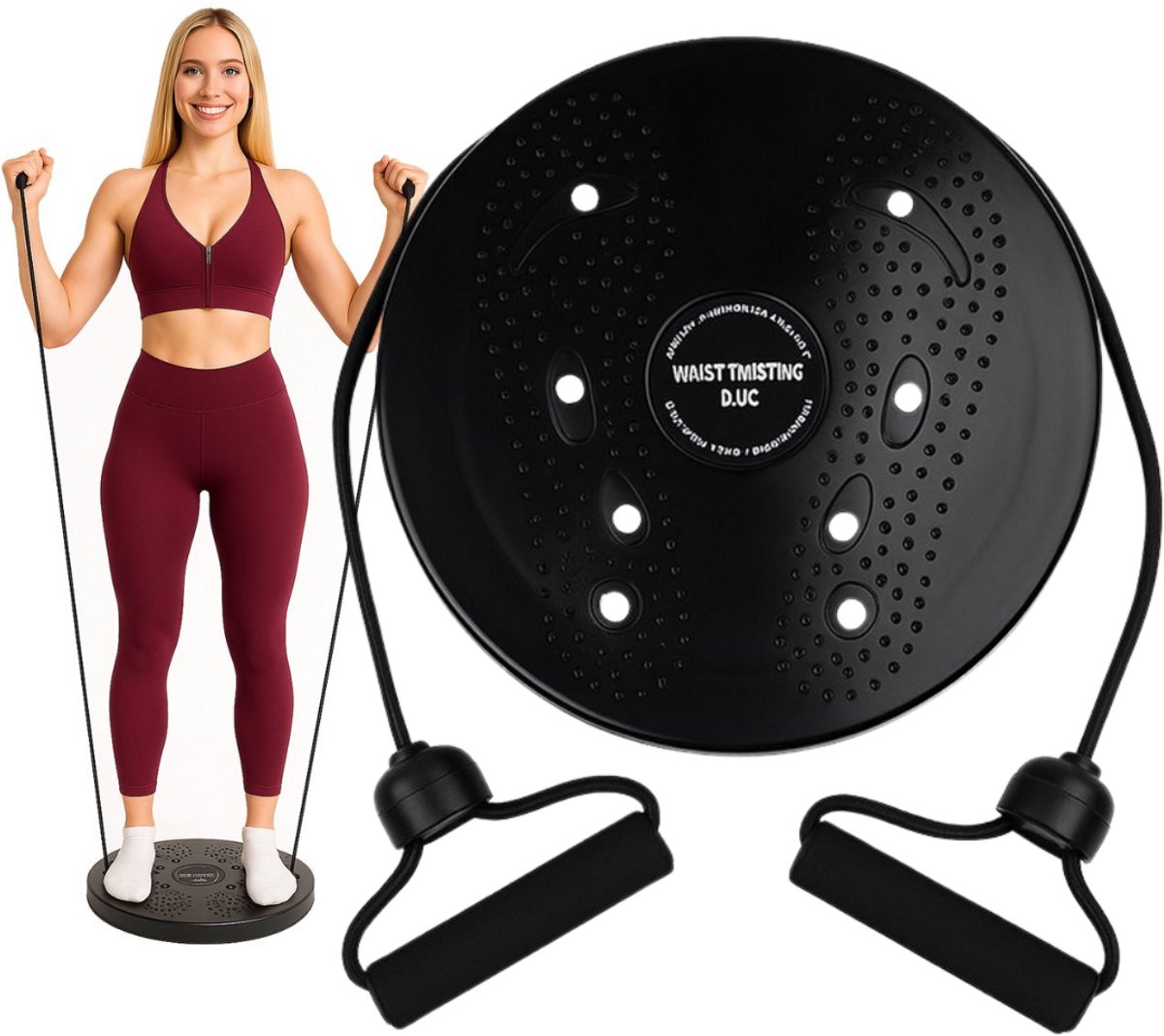 Twenty4seven® Twister Disc Draaischijf - Balansbord - Twister Fitness - Cardio Core Waist - Buikspiertrainer