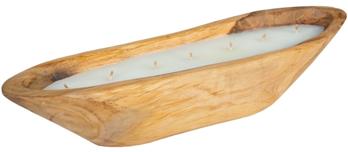 Morrigan - Kaars - Tiza - L 60.0cm x W 15.0cm x H 12.0cm - Natuurlijk