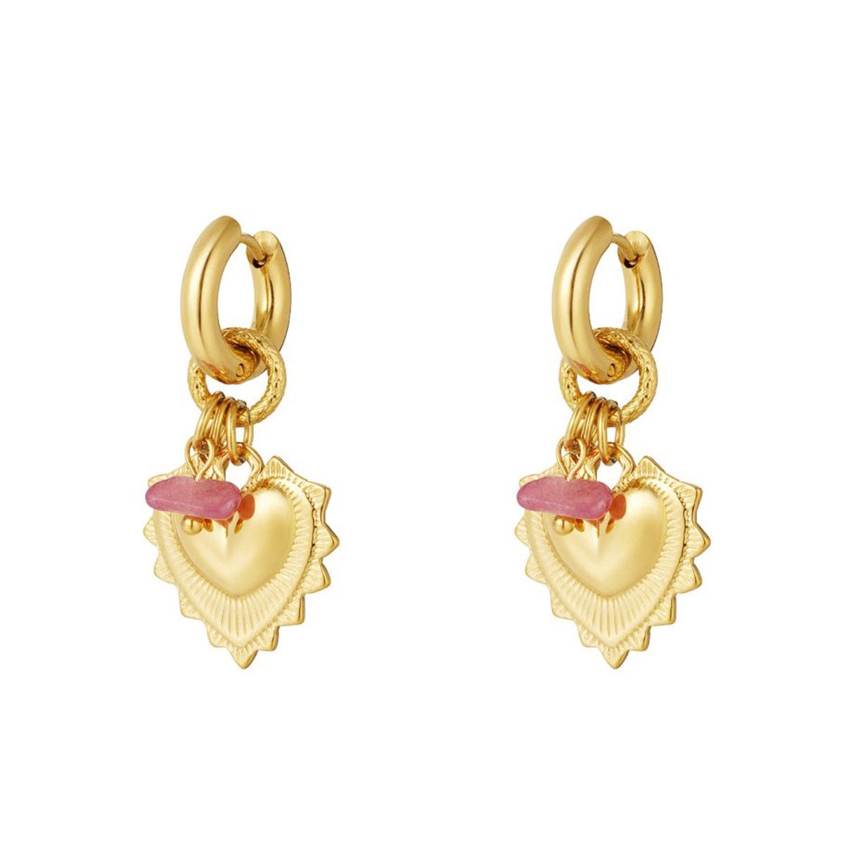 oorbellen bold heart