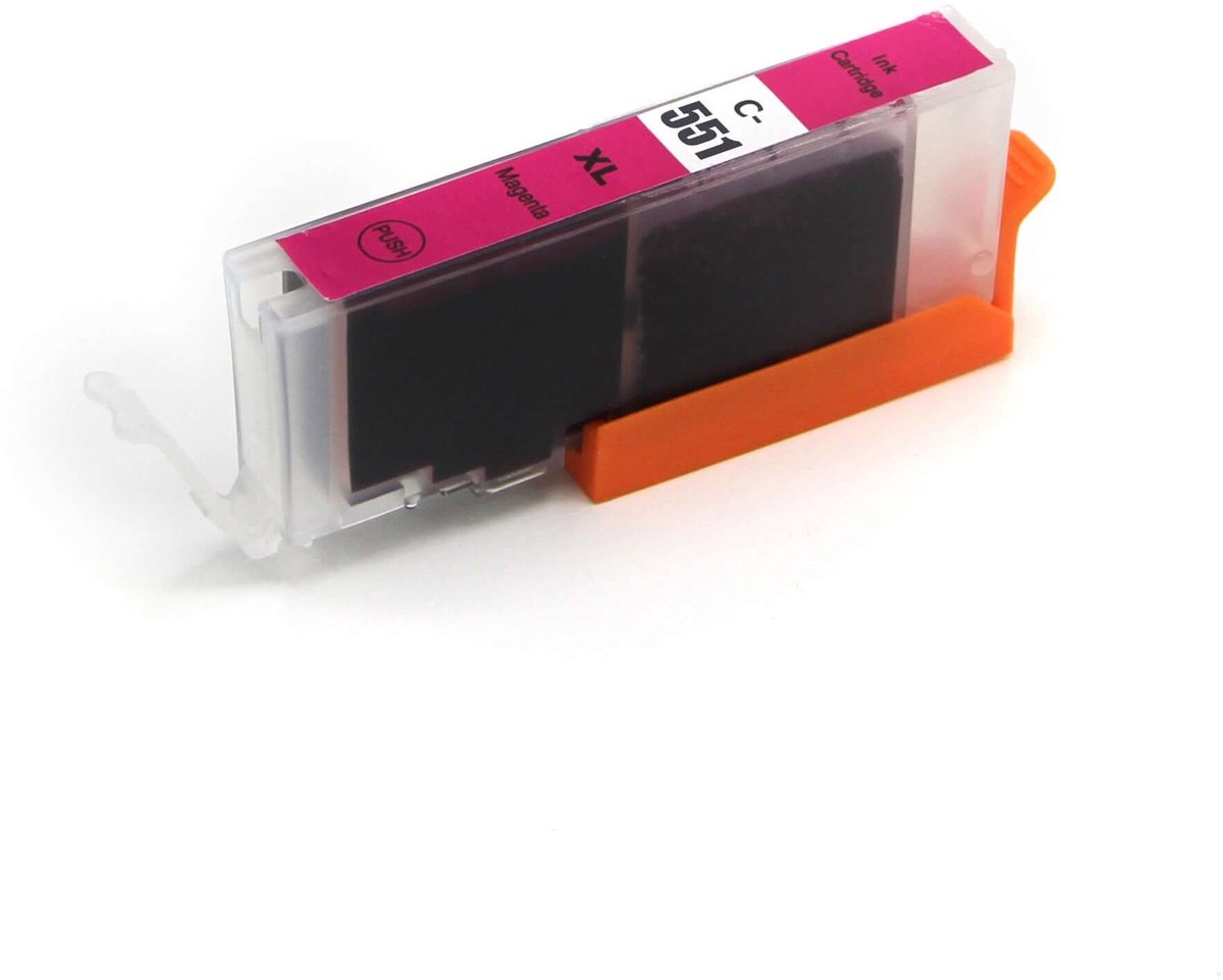 Cartridge Geschikt voor Canon PGI-550 / CLI-551 Magenta | Geschikt voor Canon Pixma Printers: MG5450 / MG5550 / MG5650 / MG6350 / MG6450 / MG6650 / MG7150 / MG7550 / IP7250 / MX925 / MX725 / IX6850 / IP8750