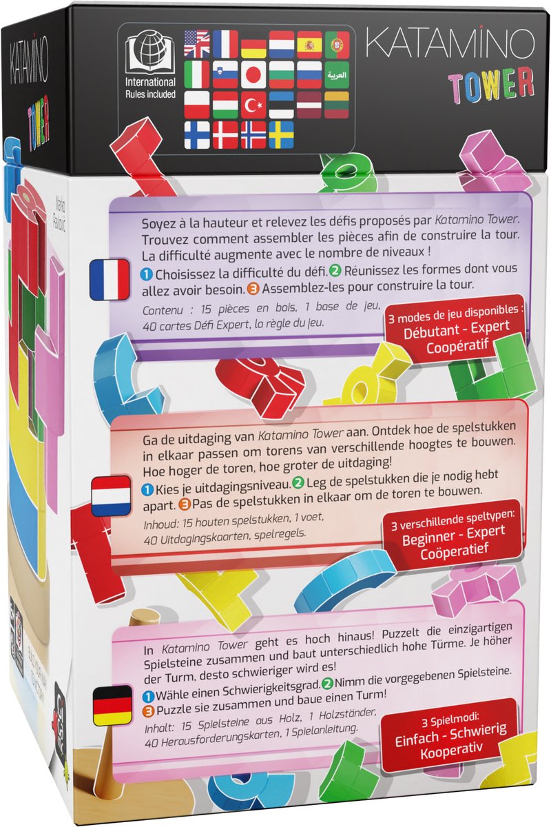 Gigamic - Katamino Tower - 3D puzzelervaring — cadeau in Spellen & Speelgoed - foto 2