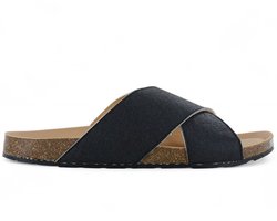 NAE Vegan Shoes TUPAI - Heren klassische Sandalen Zwart - Hergestellt in Spanien