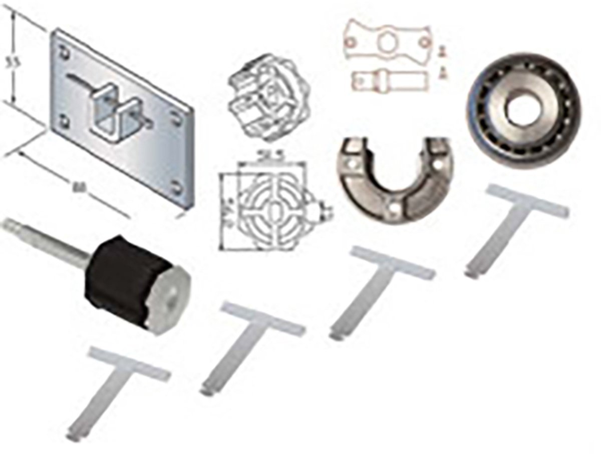 CAME Rolluikmotor accessoireset - Voor Mondrian 5-Motor - Voor automatisering van rolluiken, screens en zonwering - Buismotor