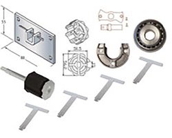 CAME Buismotor accessoireset - Voor Mondrian 5-Motor - Voor automatisering van rolluiken, screens en zonwering