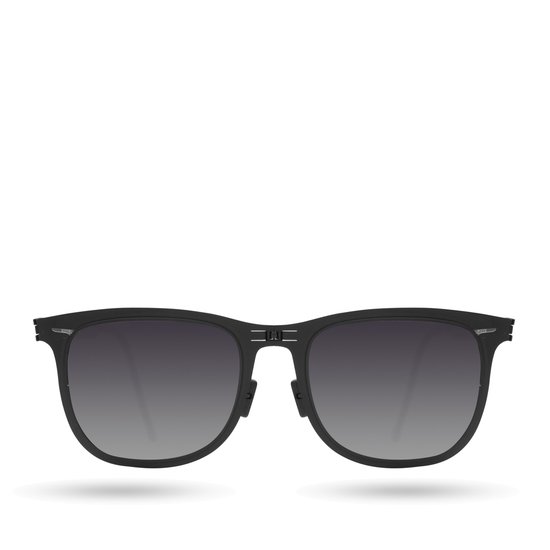 ROAV LENNOX - Opvouwbare zonnebril - Polariserend UV400 - Matte Black - Grey Gradient glazen van Merkloos — afbeelding 2