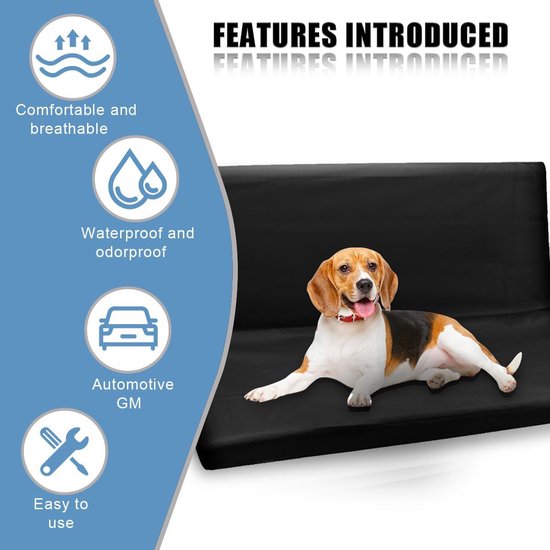 Auto achterbank hoes - Autodeken Achterbank - Beschermhoes Auto - Waterdicht & Antislip - Zware autostoelhoes - Vrachtwagenstoelhoes - 145*150cm van PetZen Garden — afbeelding 2