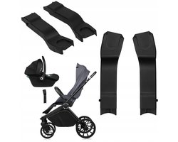 Lionelo MIKA PLUS CAR SEAT ADAPTERS Autostoel Adapters - Universele Klikbevestiging - Eenvoudige Montage - Compatibel met de Meeste Zitjes