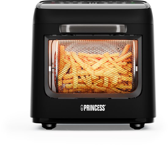Princess Heteluchtfriteuse - Airfryer Oven Vision - 182288 - 12,6L capaciteit - 1800W - 12 Bakprogramma's - PFAS-Vrij - WK