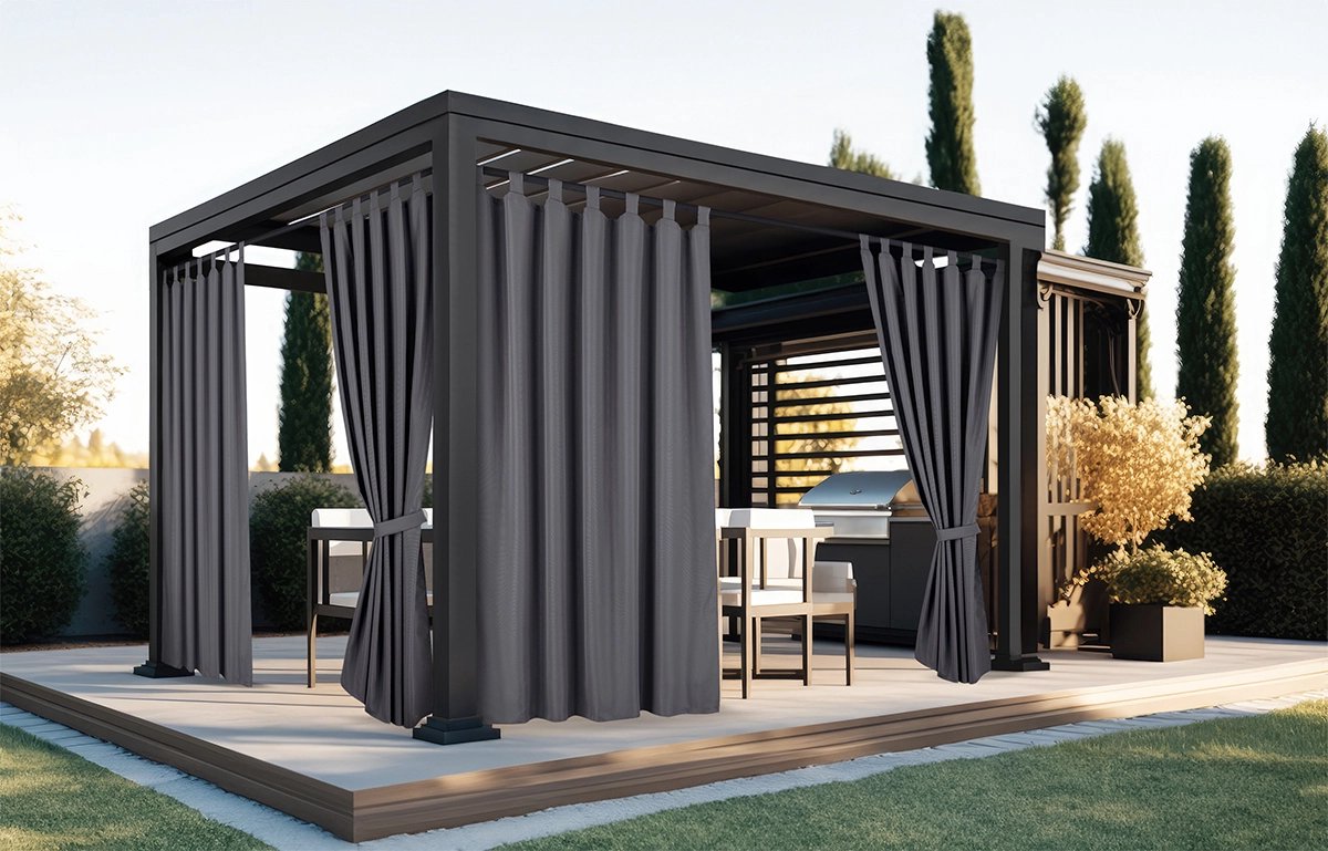 Transparante Waterdichte Gordijnen Voor Buiten, Pergola