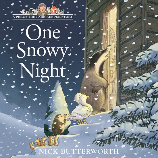 A Percy the Park Keeper Story- One Snowy Night - cover