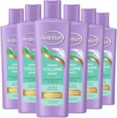 Andrélon Shampoo - Kokos Volume Boost - verrijkt met kokosextract en aloë vera - 6 x 250 ml