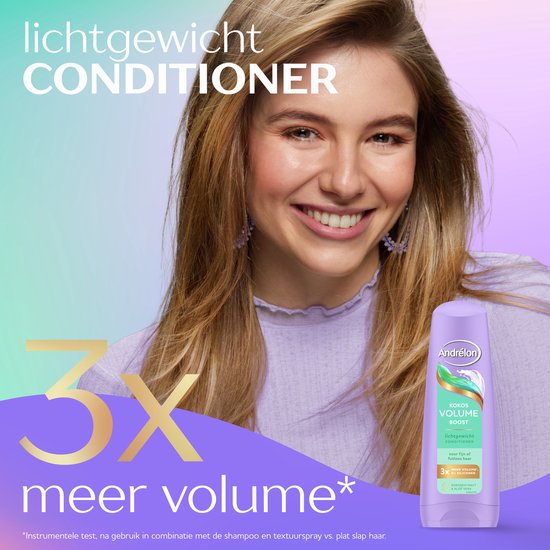 Andrélon - Conditioner - Kokos Volume Boost - 6 x 200 ml