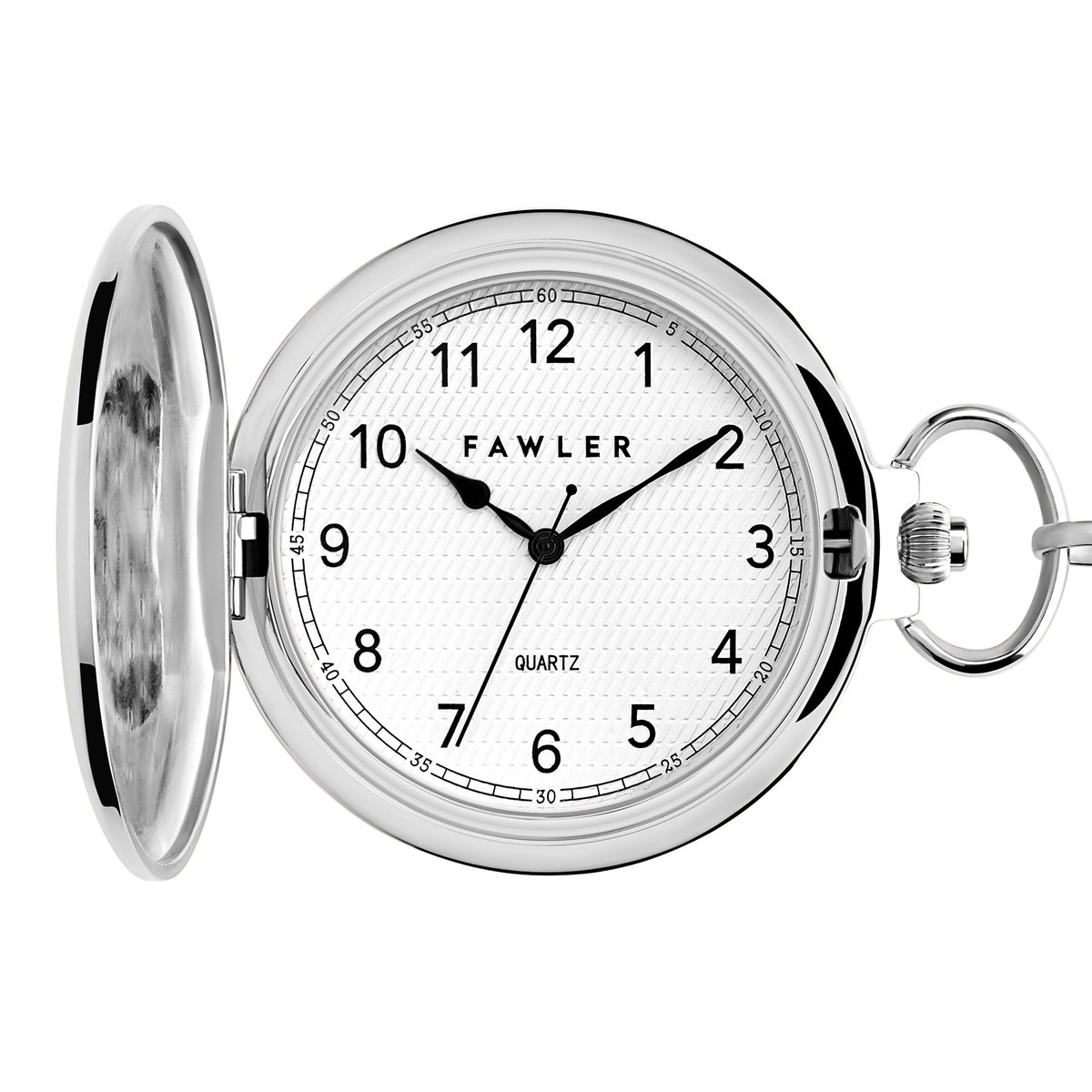 Easton | Zilverkleurig Zakhorloge