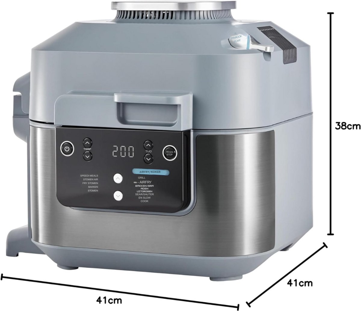 SCH® Multicooker - Multicookers - Grijs - 35cm x 33cm x 31cm – foto 2