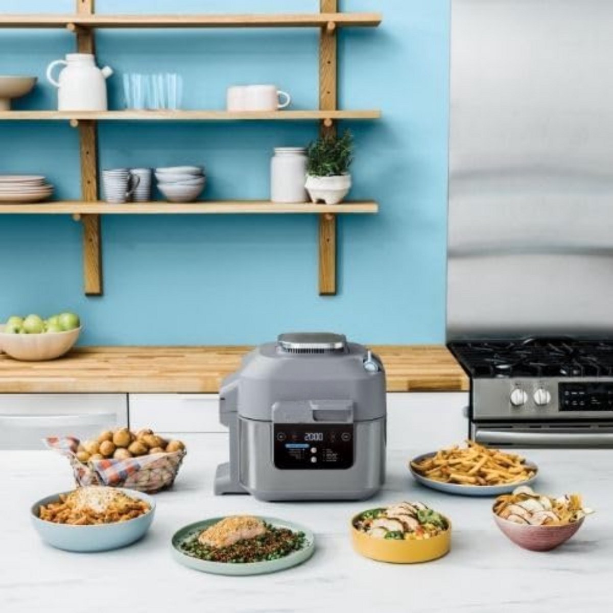 SCH® Multicooker - Multicookers - Grijs - 35cm x 33cm x 31cm – foto 4
