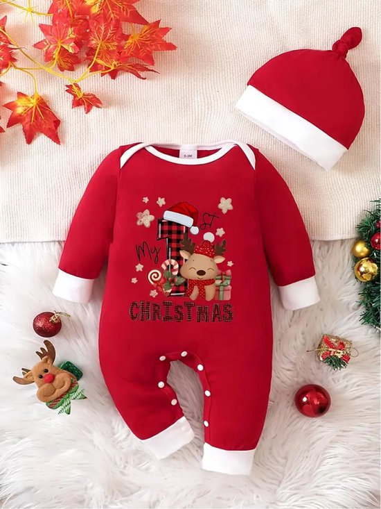 Kerst babykleding – maat 0-3 maanden