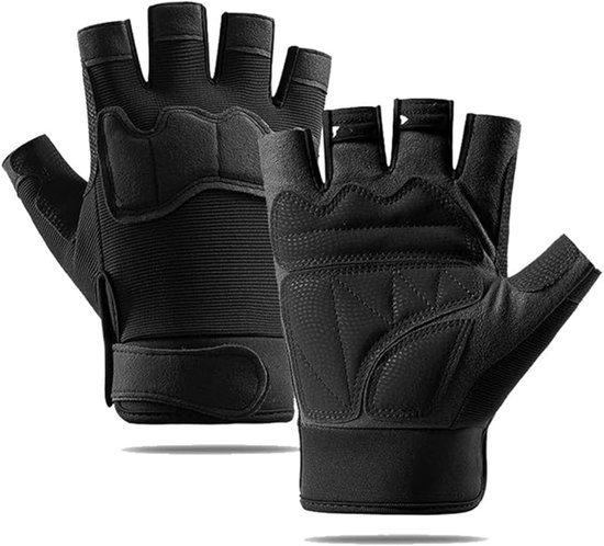 Koelende fiets handschoenen - Fiets handschoenen - Mountainbike handschoenen - Fiets handschoenen voor heren en dames - Ademende sport handschoenen - Geschikt voor fietsen - Kracht training - Schokbestendig - Anti-slip - Ademend (XL)