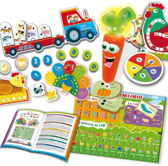 LISCIANI - Coffret 50 jeux Carotina - Jeux éducatif électronique