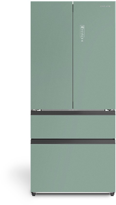 CREATE - Koelkast met openslaande deur 509L met Space Pro en Care+ - Sage - FRIDGE STUDIO FRENCH DOOR PRO 509