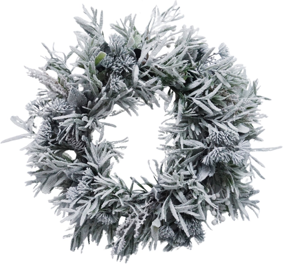 by Mooss - Krans - Kerst - Winter - Snow - Sneeuw - Decoratief - Ø 50 cm