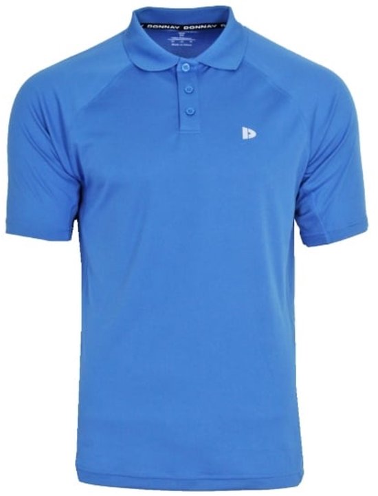 Donnay - 2-Pack Polo Sport Björn - Polo Multi Sport - Polo sport - Vert jungle/Bleu véritable - Taille S