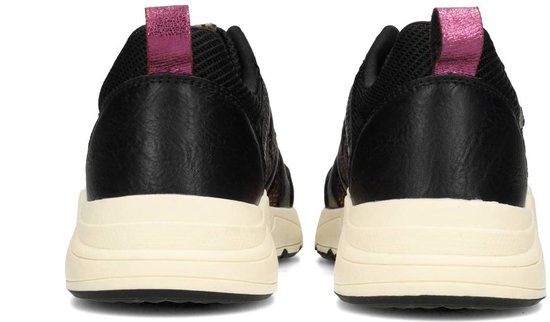 Baskets pour femmes femme POSH by Poelman CAROCEL - Zwart imprimé animal - Taille 38