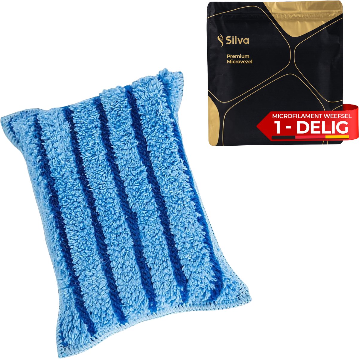 Silva Microvezel Afwasspons - Schoonmaakspons - Schuurspons - Krasvrij
