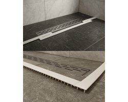 Hair Catcher - Brede Afvoer - Inloopdouche Haarvanger - Anti Verstopping voor Douchegoot - Drain Cleaner - Douchewisser - Afvoerstop - Doucheput zeef- Trendy Nu