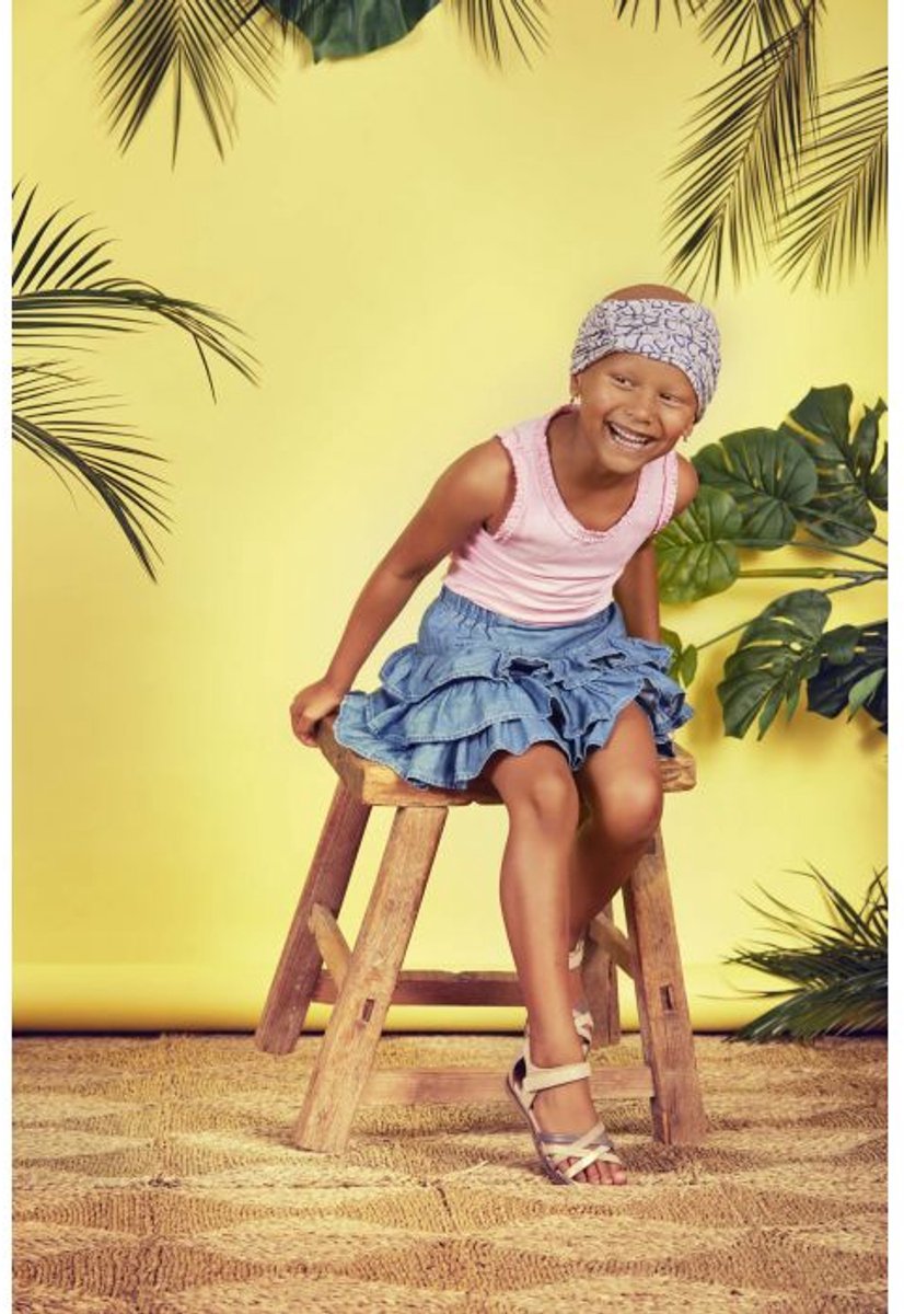 petite swan printed (6-12 jaar) - petite peanut headwear - chemo - alopecia