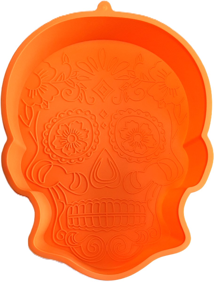 Eizook Halloween vorm SKULL - SCHEDEL- DOODSHOOFD - 30 *23,5 *6.5 cm - Dia de Muertos