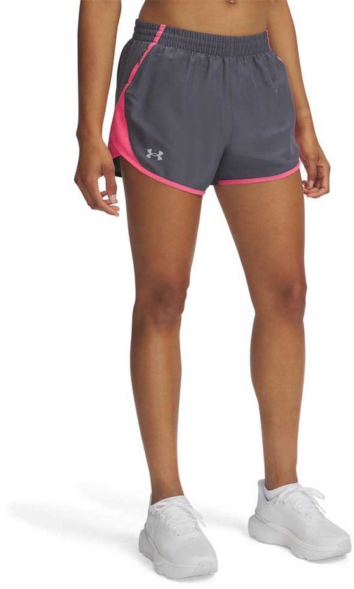 Short de sport Under Armour Fly By 3'' Shorts, gris, taille S (US SM), 1382438