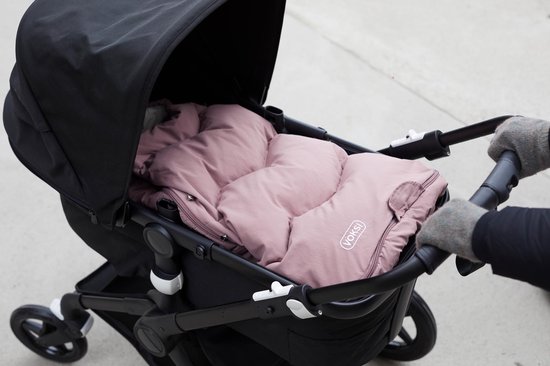 Voksi Voetenzak Explorer - Voetenzak - Voetenzak buggy - Voetenzak kinderwagen - Voetenzak met dons en wol - Grape Clover — afbeelding 5