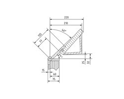 Hand- en voetbediende zetbank werkbreedte 1020 mm 0-135° plaatdiktes tot 2,5 mm gesegmenteerd bovenmes Metallkraft