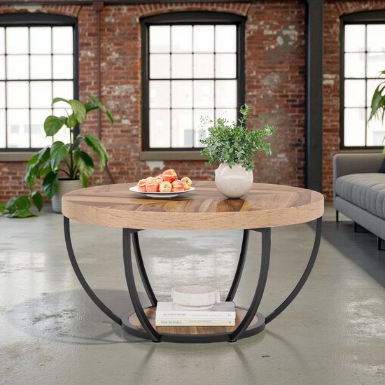 Industriële Ronde Salontafels kopen? ✔️ Tot 40% korting