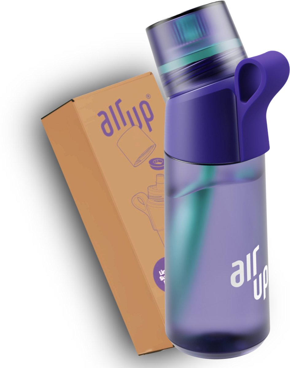 Air Up Drinkfles Purple Strike - 600 ml Bottle - hydraterend - Air up fles - geurwater - vegan - bio