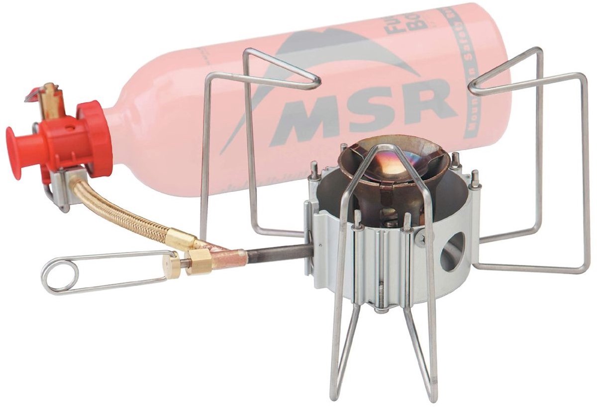 MSR Dragonfly Stove Combo – Multifuel Brander – Traploos Regelbaar – Inclusief Brandstoffles