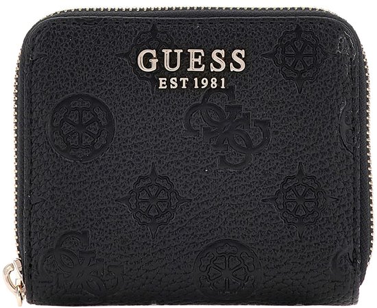GUESS porte-monnaie Cresidia II SLG Zip Around Wallet Black noir